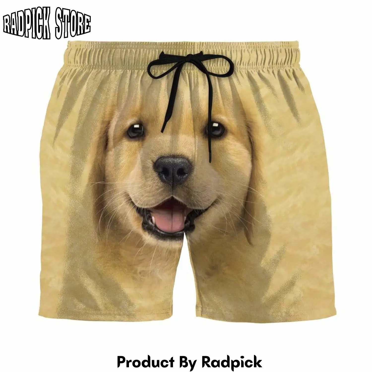Radpick 3d dog head beach shorts swim trunks rp631571